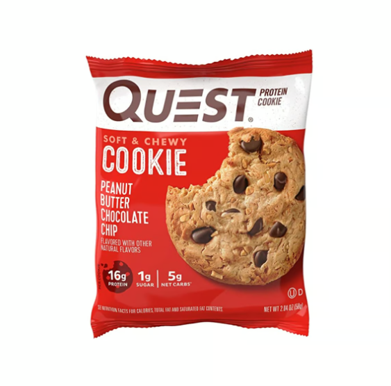 Quest Peanut Butter Chocolate Chip Protein Cookie, 58g