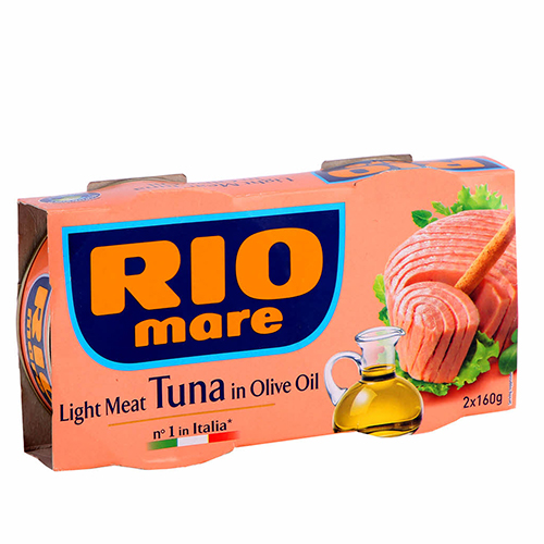 Rio Mare Light Meat Tuna In Olive Oil 2 X 160G