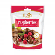 Rois Raspberry Covered With Milk Chocolate 100 Gm