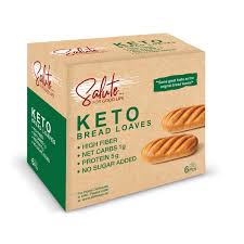 Salute Keto Bread Loaves, 210g, 6 Pieces