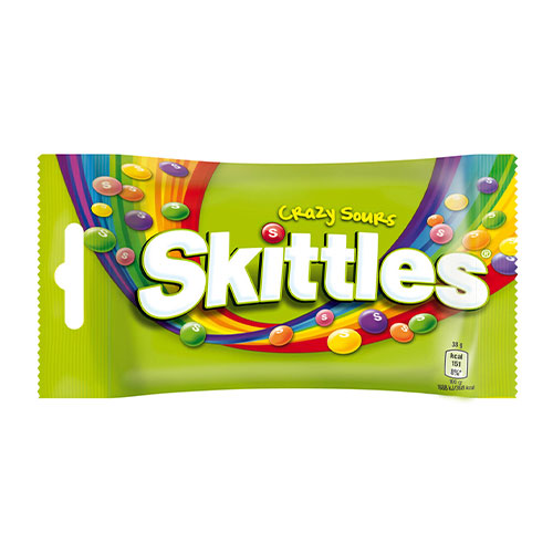 Skittles Crazy Sours Candy, 38g