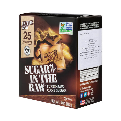 Sugar In The Raw Natural Cane Sugar 113g 25 Sachets