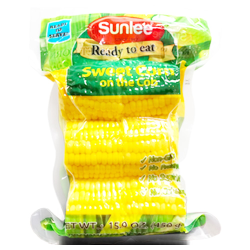 Sunlee Ready To Eat Corn Cob Cuts 450G 3 Pcs