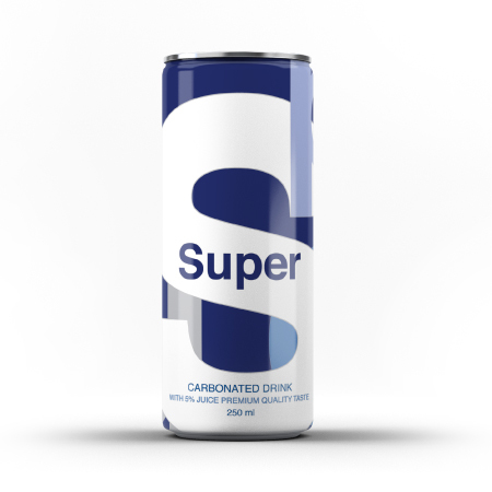 Super Carbonated Drink Tutti Frutti 250 Ml