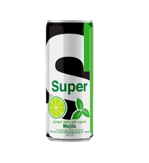 Super Mojito Carbonated Drink, 250ml