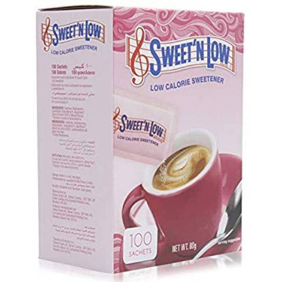 Sweet'N Low Low Calories Sweetner, 100 Sachets, 80g