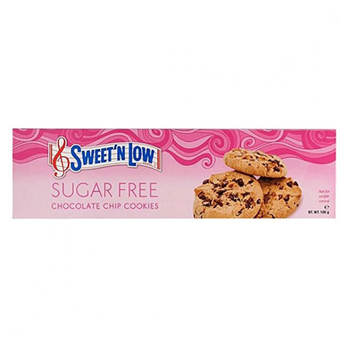 Sweet'N Low Sugar Low Chocolate Chip Cookies With Sweeteners, 100g