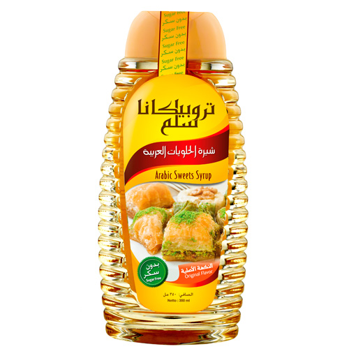 Tropicana Slim Arabic Sweets Syrup Sugar Free 350 ml