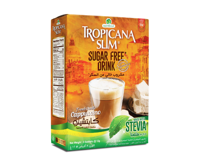 Tropicana Drink Cappuccino 8 pcs x 12 g