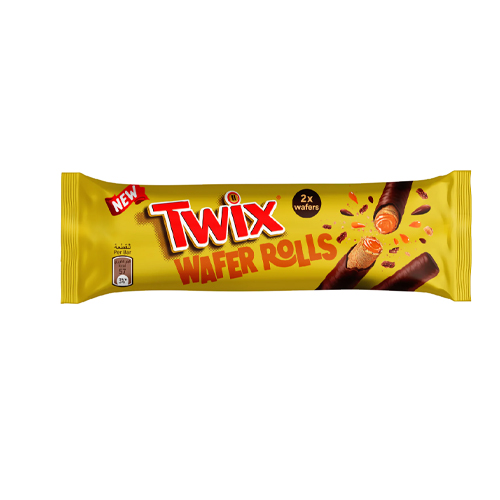 Twix Caramel Wafer Rolls, 22.5g