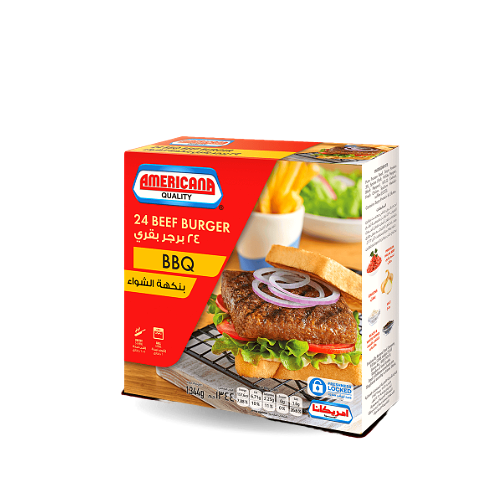 Americana Beef Burger BBQ 18Pcs 1 Kg