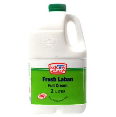 Kdcow - Fresh Laban Full Cream 2 Ltr