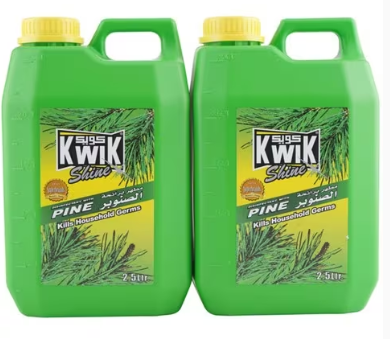 Kwik Shine Disinfectant With Pine 2.5 L x 2 Pcs