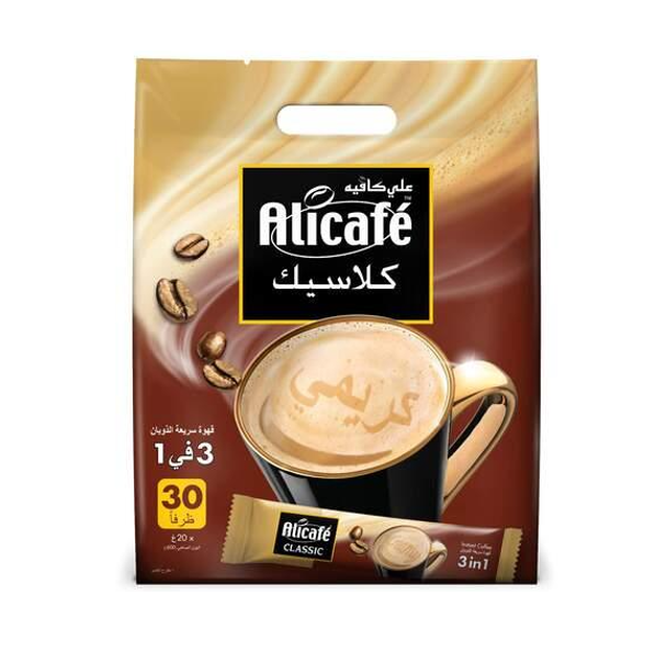 Alicafe 3 in 1 Classic Coffee, 30x20g