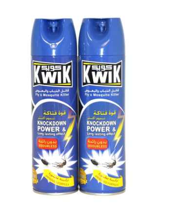 Kwik Double Power Flying & Mosquito Killer 2X400Ml