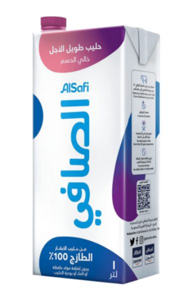 Al Safi Milk Skimmed 1L