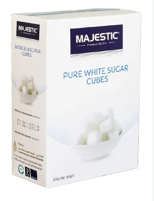 Majestic White Sugar Cube 500 G