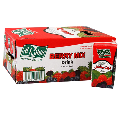 Al Rabie Berry Mix Drink 21 X 125 Ml @Special Offer