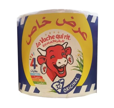 La Vache Qui Rit Original Spreadable Cheese Triangles (4x8 Portions), 480g