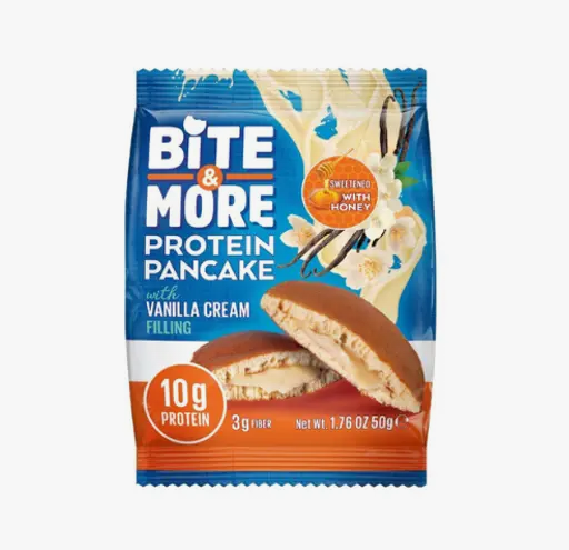 Bite & More Protein Pancake With Vanilla Cream Filling 50 G