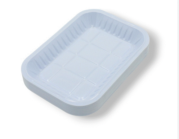 Rectangle Plastic Plate No. 2 (50 Pcs)