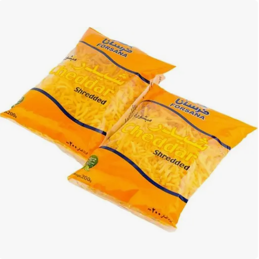 Cheddar Shredded Cheese Yellow, 2x200g