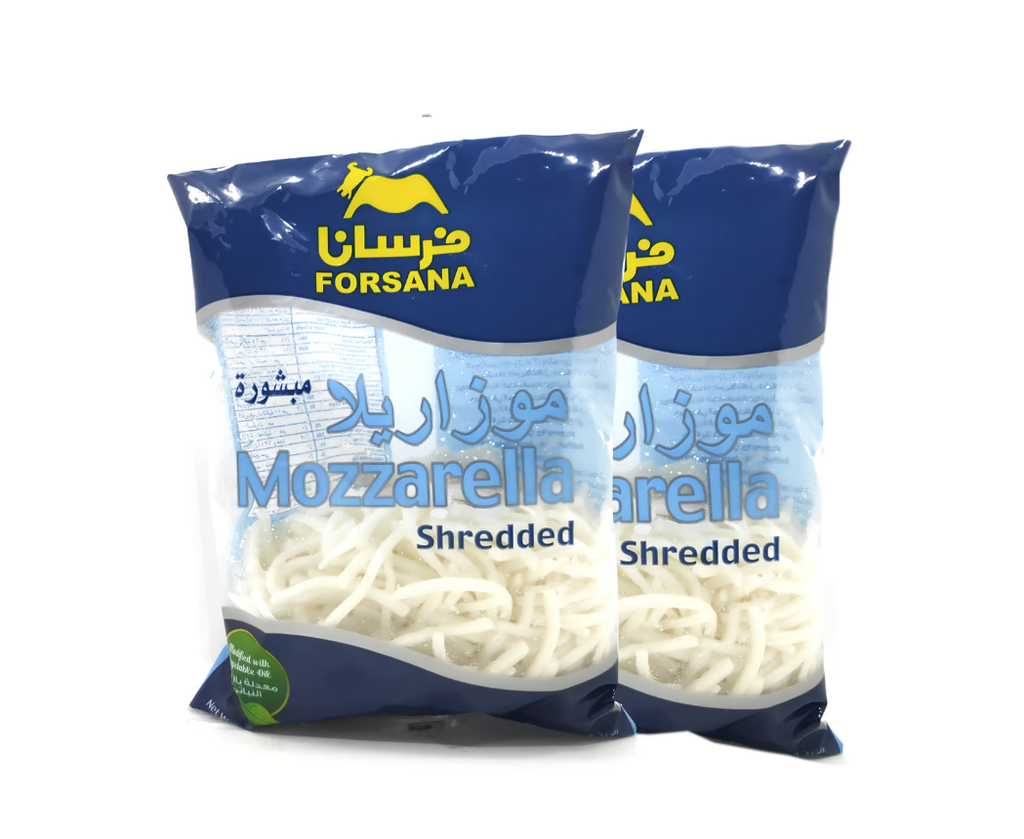 Forsana Shredded Mozzarella Cheese, 2x200g