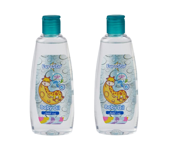 Euro Star Baby Oil 200 Ml (2 Pcs)