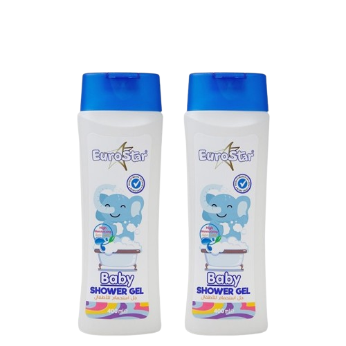 Euro Star Baby Shower Gel  400 Ml (2 Pcs)