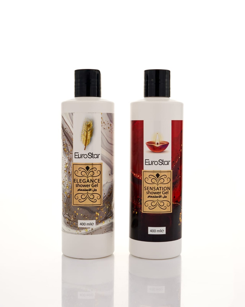 Euro Star Shower Gel Elegance + Sensation 400 Ml (2 Pcs)