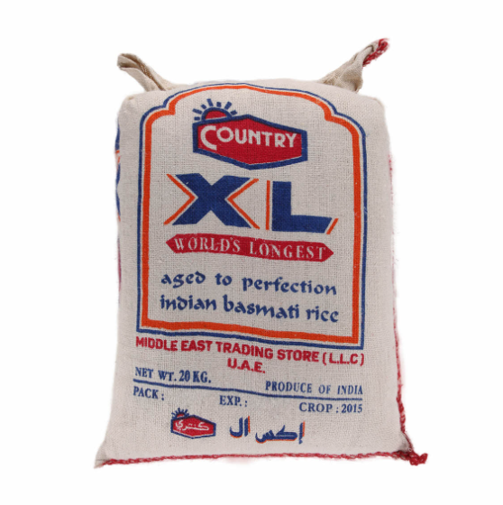 Country Xl Indian Basmati Rice 20 Kg