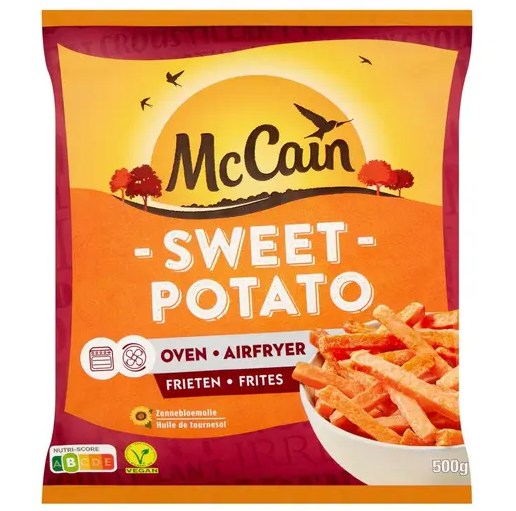 Mccain Sweet Potatoes Fries - Vegan 500 G