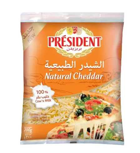 President Shredded Cheddar 200 G