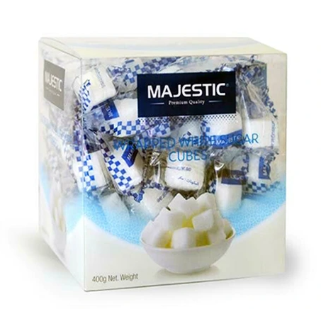 Majestic Wrapped White Sugar Cubes, 400g