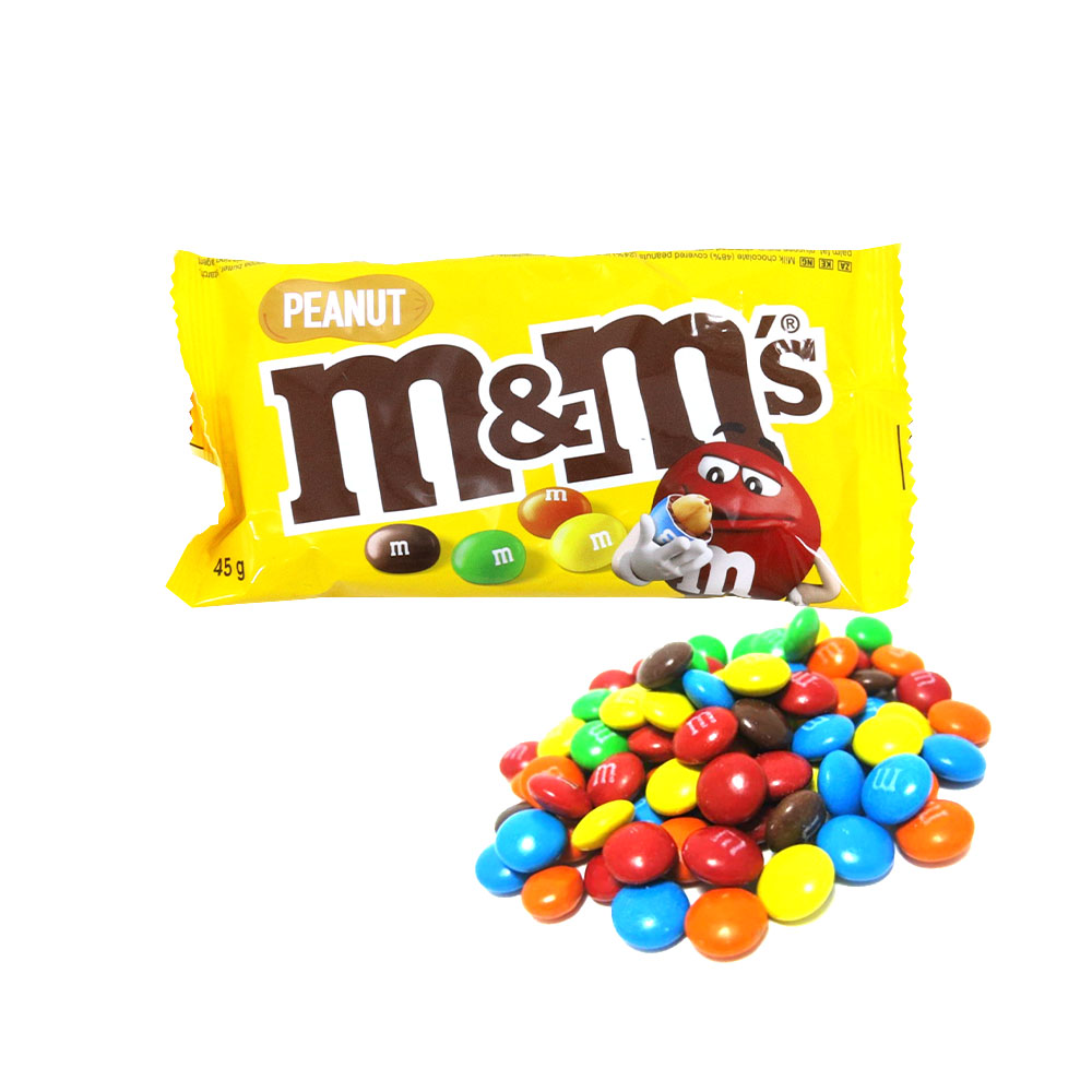 M&M's Peanut Chocolate Candy, 45g