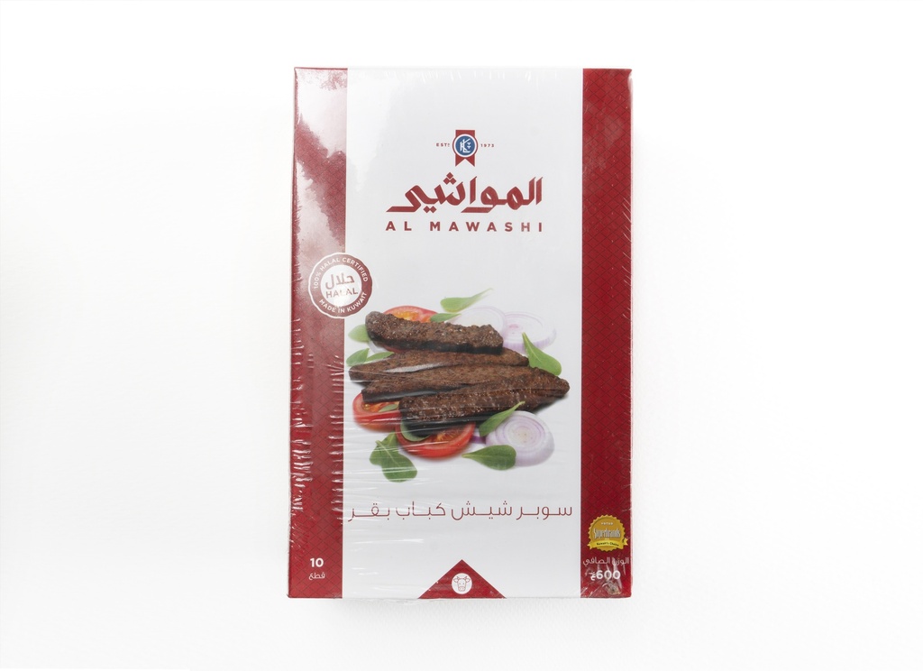 Al Mawashi Beef Super Shish Kabab 600 g