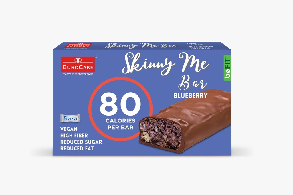 Eurocake Blueberry Skinny Me Bar, 100g