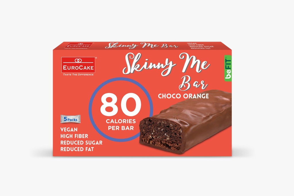 Eurocake Choco Orange Skinny Me Bar, 100g