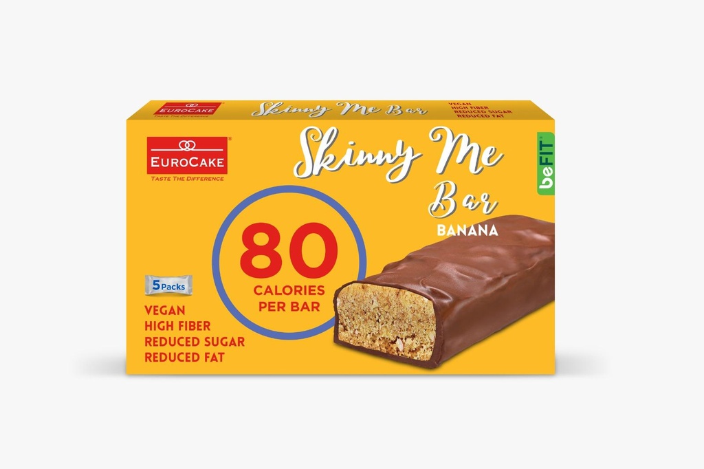 Eurocake Banana Skinny Me Bar, 100g