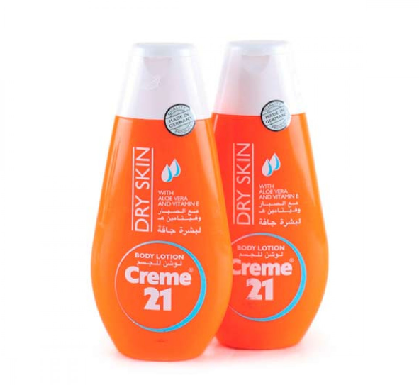 Creme 21 Body Lotion 400 ml x 2 Pcs