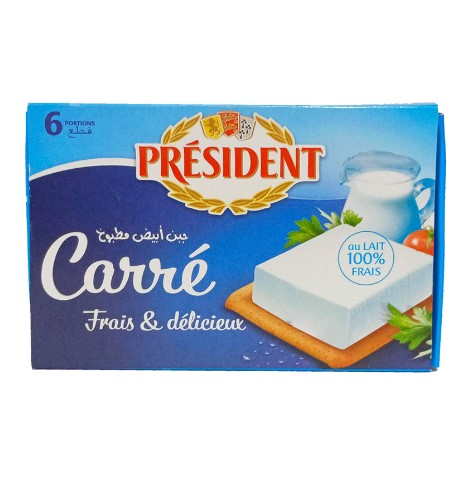 President White Cheese Squares 6 Pieces 84G