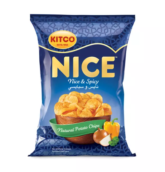 Kitco Nice Potato Chips Nice & Spicy 26 Gm