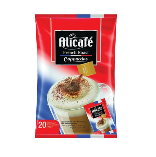 علي كافيه كابتشينو محمص فرنسي 20*25 جم