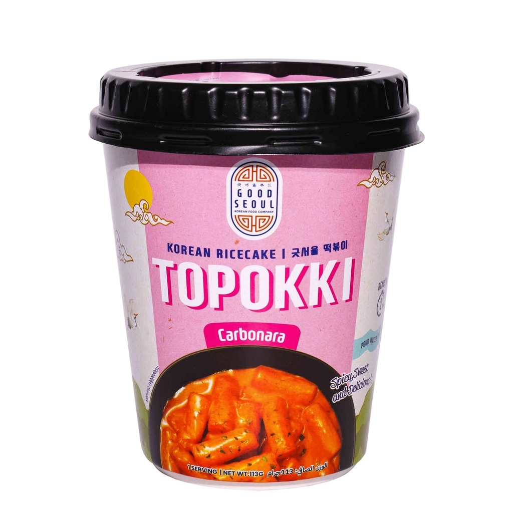 Good Seoul Korean Rice Cake Topokki Carbonara 113G