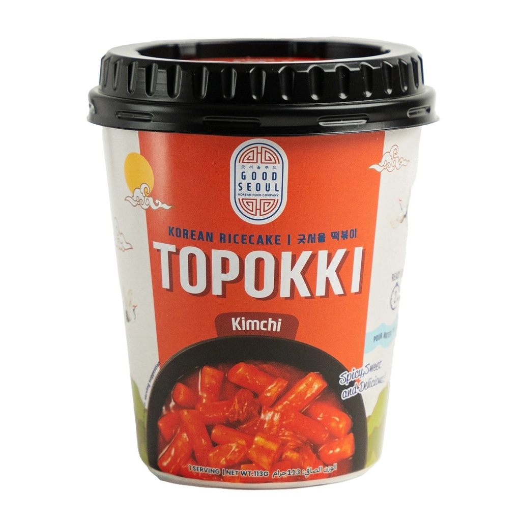 Good Seoul Korean Rice Cake Topokki Kimchi 113G