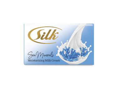 Silk Soap Bar with Sea Minerals Moisturizing Cream 120 G