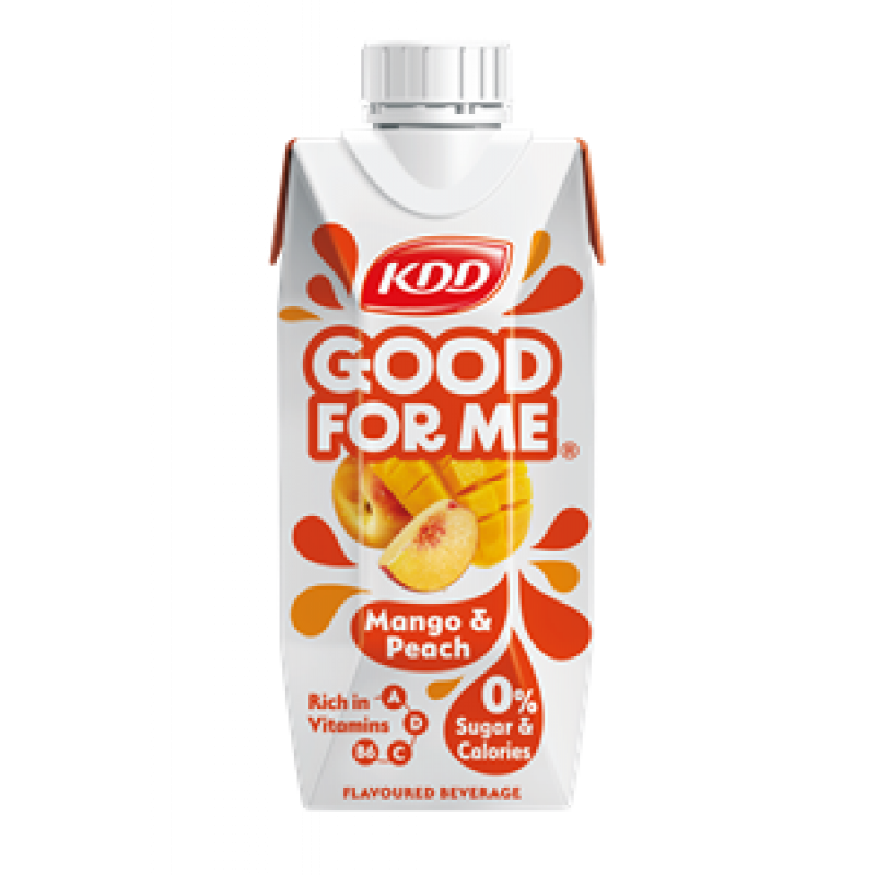 KDD Good For Me Mango & Peach Flavored Beverage, 250ml