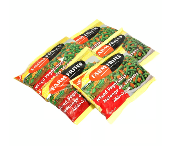 Farm Frits Mixed Vegetables 5pcs*400 Gm