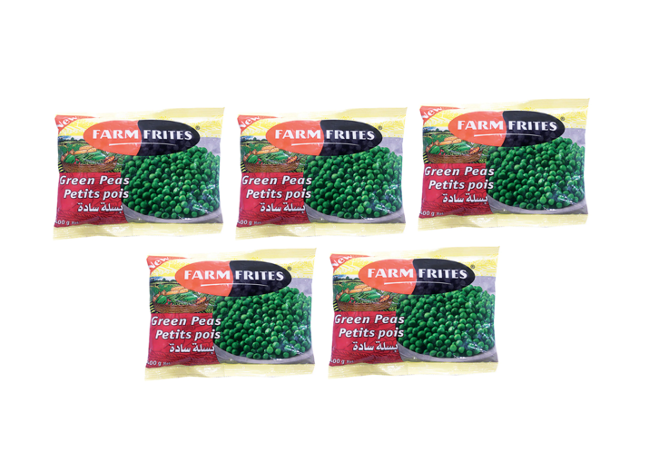 Farm Frits Green Peas 5pcs*400 Gm