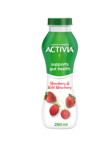 Activia Strawberry & Wild Strawberry 280 ML